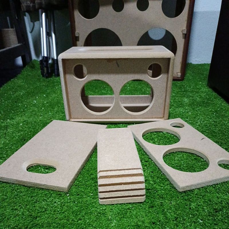 ตู้บลูทูธทรงคิวเบินใส่ดอก3นิ้วพร้อมใช้งานช่องเพลท5*16เซน