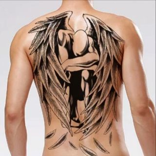 สติ๊กเกอร์ tattoo เต็มหลัง