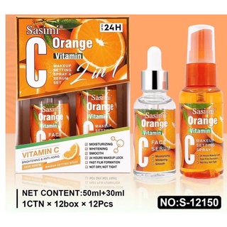 เซรั่ม NO:S-12150 Sasami orange vitange🌟 ซาซิมิ ช่วยลดเลือดจุดด่างดำ รอยด่างดำ Sasami 2 in 1 Pomegranate🌟ซาเซมิ ส้ม เฟซ