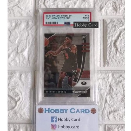 Hobby Card Panini Prizm Anthony Edwards Rc Psa Dp Rookie Card Nba