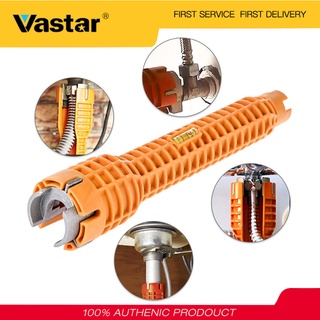 Vastar 8 in 1 ประแจก๊อกน้ําอ่างล้างหน้า อเนกประสงค์ สําหรับอ่างล้างหน้า ห้องน้ํา ท่อประปา ติดตั้ง เครื่องมือในครัวเรือน ท่อน้ํา ก๊อกน้ํา มุมวาล์ว ซ่อม และถอด