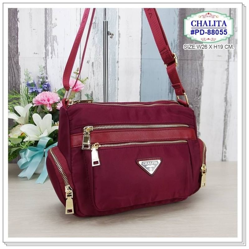 กระเป๋าสะพายสายยาว รุ่น PD-88055 ยี่ห้อ CHALITA #กระเป๋าสะพายข้าง #มีเก็บปลายทาง - รูปที่ 4