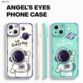 OPPO A15 A15S A7 A5S A12 A12S A9 A5 A31 A3S A12E A53 A33 A92 A52 2020 เคสออปโป้ สำหรับ Case Cartoon Space Astronaut เคส เคสโทรศัพท์ เคสมือถือ Silicone Cases