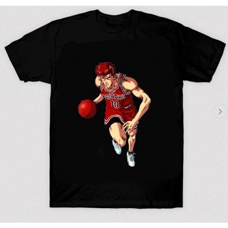 2020 เสื้อยืดผ้าฝ้ายคอกลมแขนสั้นพิมพ์ลาย Manga Slam Dunk สําหรับผู้ชาย sale