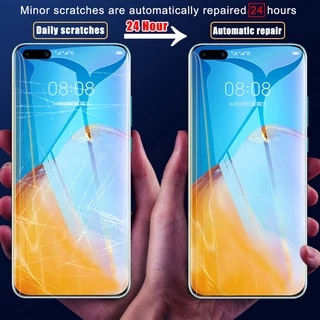 9999D ฟิล์มไฮโดรเจลนิ่ม กันรอยหน้าจอ สําหรับ Huawei P50 P40 P30 P20 Pro P30 Lite P10 Plus Mate 30 20 10 Nova 3 3i 5T 7i 7 SE 8 8i 9 Y6S Y6 Pro Y6P Y7P Y8P Y9S Y9 Prime 2019