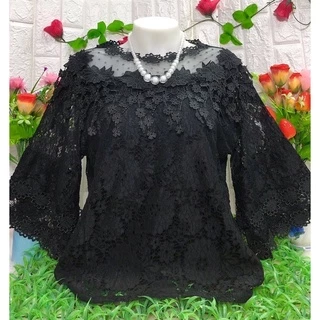 เสื้อลูกไม้ สีพื้น รอบอก40_42/46_48