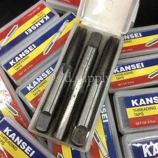 ดอกต๊าปเกลียว KANSEI ต๊าปตัวผู้ ต๊าปมือ 3 ตัวชุด เกลียวมิล มีหลายขนาดให้เลือก