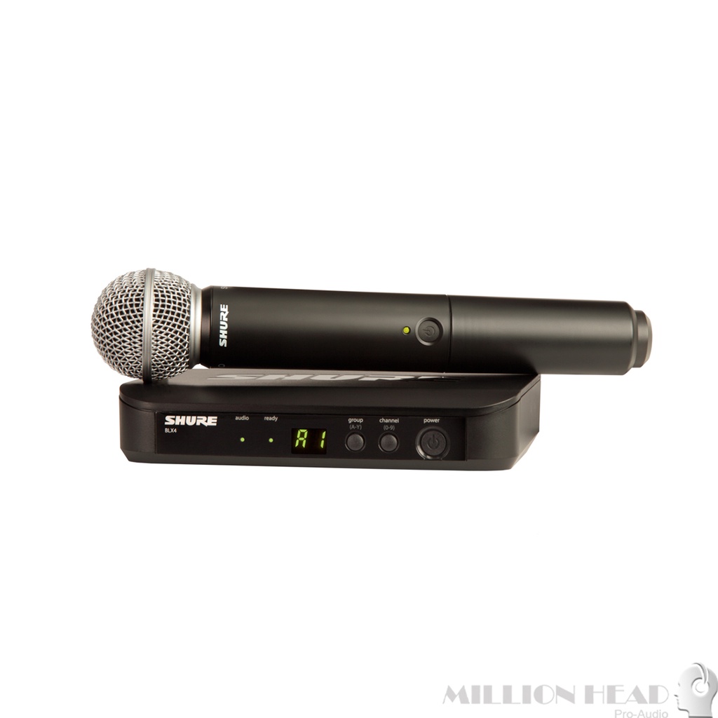 SHURE BLX24A/SM58Q12 by Millionhead (Wireless Handheld Microphone