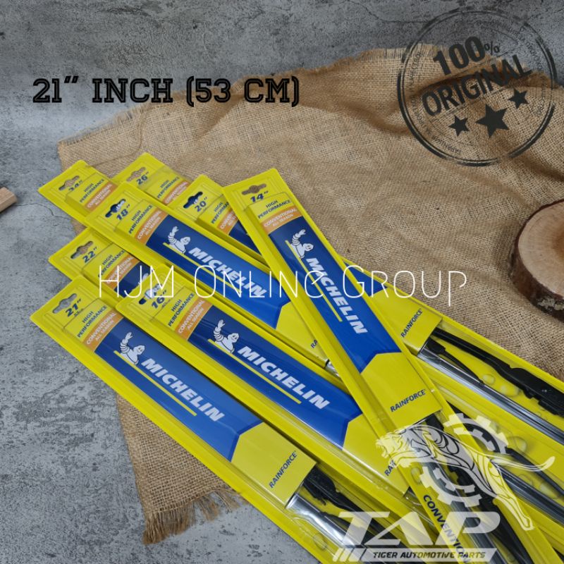 MICHELIN 21" INCH 53 CM CONVENTIONAL ใบมีด WIPER ดั้งเดิมในทุกฤดูกาล