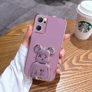 เคสโทรศัพท์มือถือ ซิลิโคนนิ่ม ชุบไฟฟ้า กันกระแทก สําหรับ oppo reno 7 5g oppo reno 7 4g DDXXZJ01