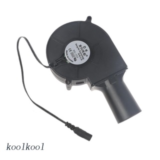 Koolool เครื่องเป่าถ่าน DC 97 มม. x 33 มม. 12V 20W พัดลม 5.5x2.1 มม. 9733 สําหรับเตาย่าง ปิกนิก เตาไม้ ทําอาหาร DIY