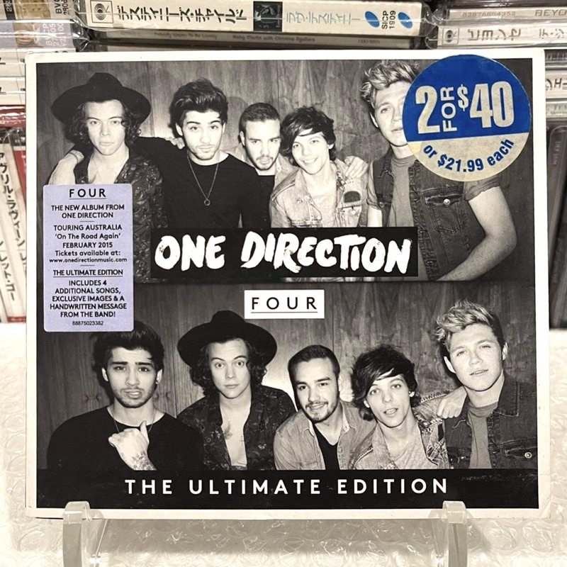🛒 (พร้อมส่ง) CD ซีดีเพลง: One Direction — Four [The Ultimate Edition] (แผ่น Australia)