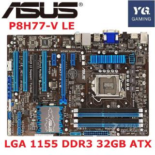 ASUS P8H77-V LE Desktop Motherboard Intel H77 LGA 1155 DDR3 32GB ATX  Desktop used motherboard