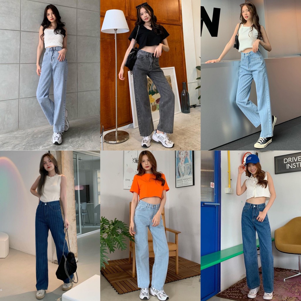 Stylist_shop | Pants098 Long Leg Jeans. 