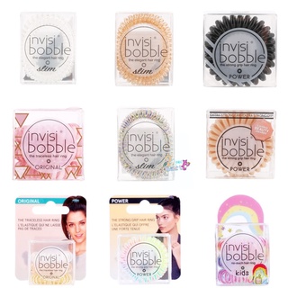 invisibobble ยางรัดผม 18 สี /รุ่น original / slim / kids / power (1 กล่อง บรรจุ 3 ชิ้น)