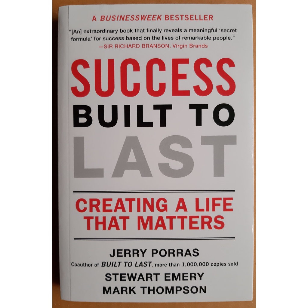 หนังสือภาษาอังกฤษ Success Built to Last (สร้างความสำเร็จยิ่งยง)/ หนังสือใหม่