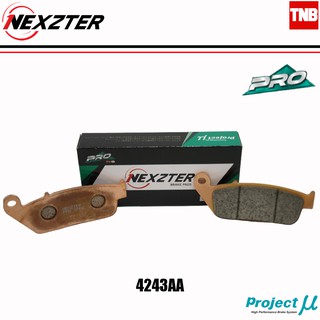 Nexzter ผ้าเบรคหน้า Pro spec สำหรับ Kawasaki Z650 NINJA 650 VERSYS 650 VERSYS-X 4243AA รถจักรยานยนต์ รถมอเตอร์ไซค์