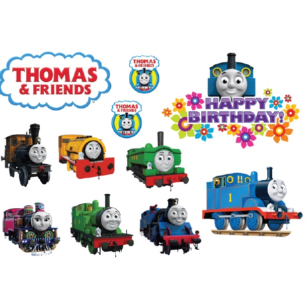THOMAS AND FRIENDS เค้กคัพเค้กกระดาษ Topper TRAIN