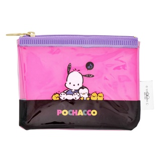 กระเป๋า Sanrio Characters Retro Collection Flat Pouch แบบ Pochacco ทำจาก PVC ขนาด 9 x 12.5 x 0.5 ซม.