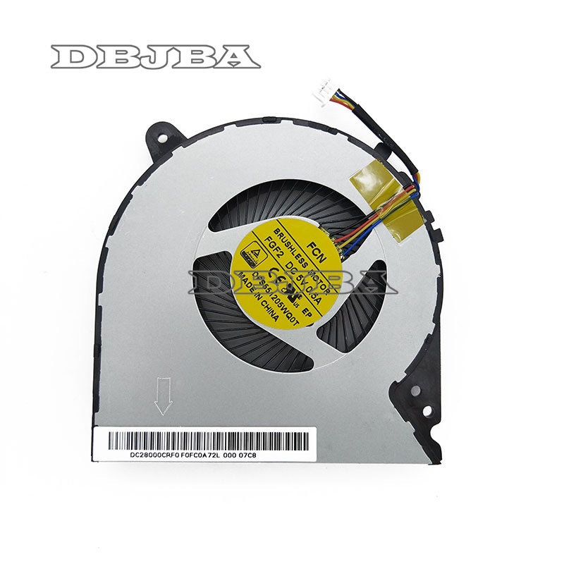 พัดลมใหม่สําหรับ Lenovo IdeaPad Y700 Y700-15ISK แล็ปท็อปพัดลม CPU P/N:MF75100V1-C010-S9A DC28000CRS0