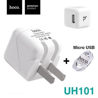 Hoco Charger Set Micro USB สายชาร์จพร้อมปลั๊ก รุ่น UH101