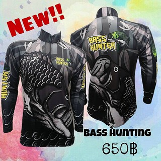 JK Thailand   เสื้อตกปลา  BASS HUNTING ป้องกันรังสี UV 80% แห้งเร็ว