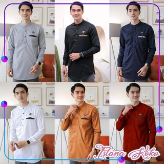 ของเล่นโมเดลเสื้อผ้ามุสลิม Toyobo Hits Black Gray Maroon Navy White Brown Long Kurta