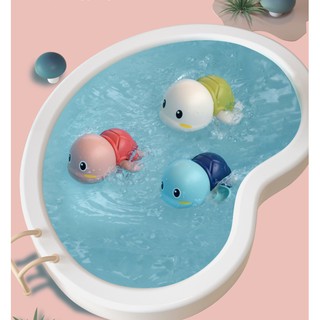 พร้อมส่ง Baby Bath ของเล่นลอยน้ำเต่าว่ายน้ำของเล่นไขลานของเล่น