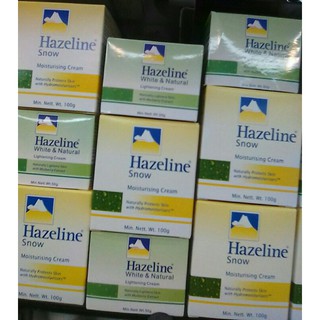 ครีมตราภูเขา  Hazeline Snow (เฮสลีน)