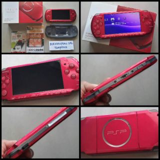 PSP3000 สีแดง สภาพใหม่ ครบชุด พร้อมเล่น