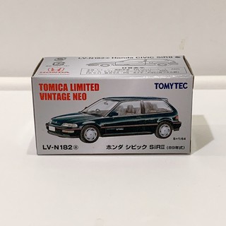 Tomica Limited Vintage Neo Honda Civic SIR II (Green) LV-N182a สีเขียว รถเหล็ก ของแท้ ของใหม่ ขนาด 1:64