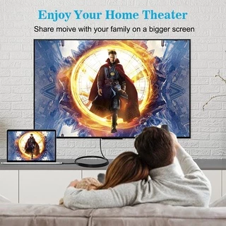 สาย DP to HD รองรับ 1080P/4K ยาว 1.8M/3M สายแปลงสัญญาณ สำหรับหน้าจอ ภาพชัด