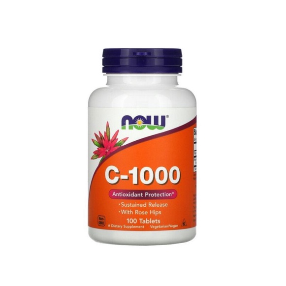 พร้อมส่ง [ค่าส่งถูก] วิตามินซี Vitamin C Now Foods 1000 mg 100/250 เม็ด🔥sustained release ของแท้จาก 🇱🇷