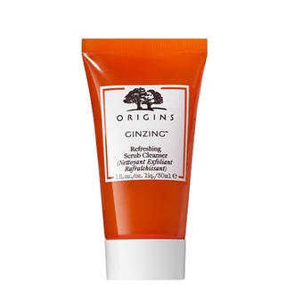 origins ginzing refreshing scrub cleanser 30ml./ ออริจินส์ จินเซ็ง รีเฟรชชิ่งเฟสสครับ คลีนเซอร์ 30มล.