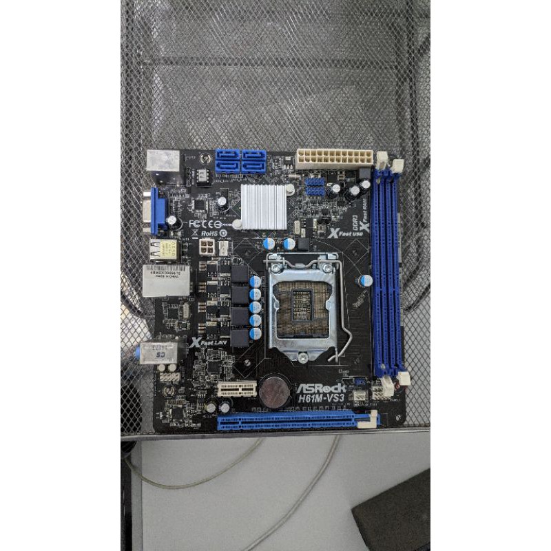 MAINBOARD 1155 ASROCK H61M-VS3 มือสอง