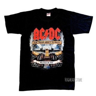 AC019 เสื้อวงร็อค ACDC เอซีดีซี เสื้อวง เสื้อยืดเอซีดีซี เสื้อวินเทจ