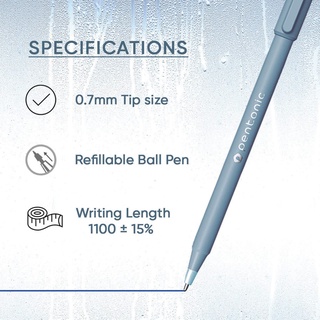 ปากกาลูกลื่น Linc Pentonic Frost หัว 0.7 mm ขอวดัวจากอินเดีย แบรนด์เดียวกับปากกาเจลกันน้ำ