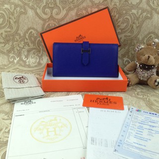 superbrandname Hermes Bearn Japonaise Smooth Leather Tri-Fold Wallet H308