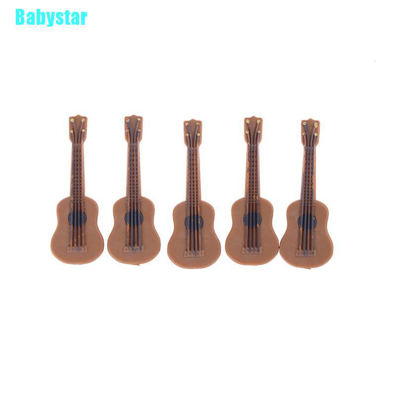 Babystar กีตาร์คลาสสิก สําหรับบ้านตุ๊กตา 1: 12/1: 24