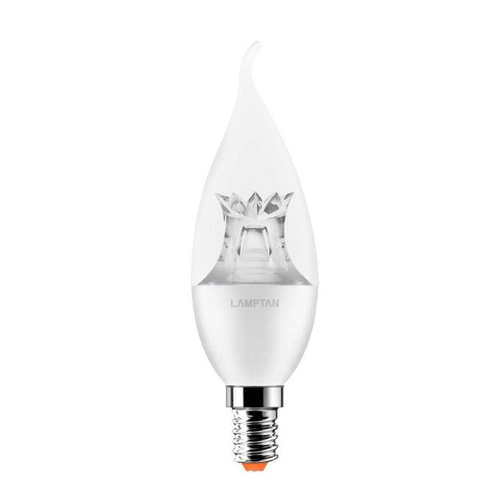 หลอด LED LAMPTAN CANDLE FLAME 4 วัตต์ E14 WARMWHITE