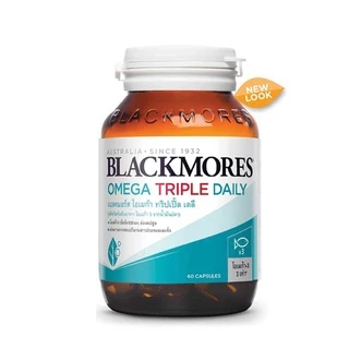 Blackmores Omega Triple Daily 60 เม็ด น้ำมันปลา แบลคมอร์ส โอเมก้า เดลี 365wecare