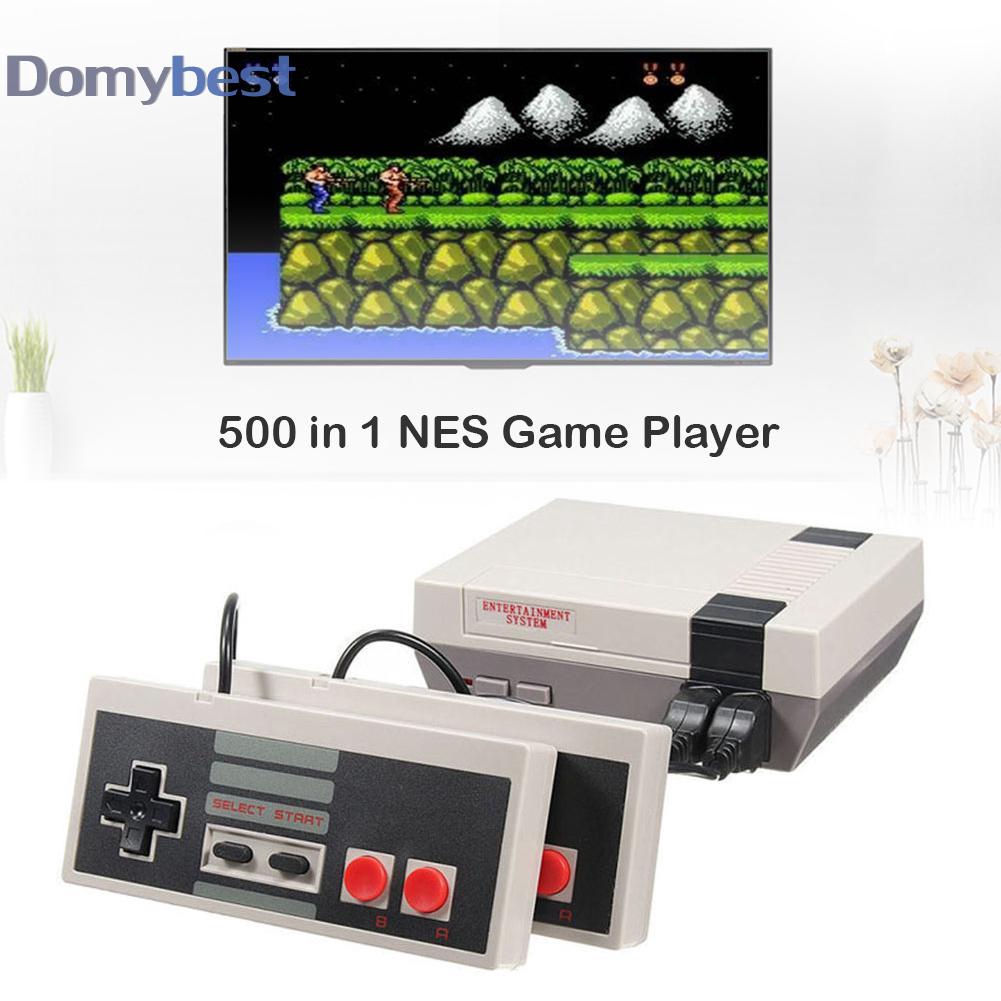 dom เครื่องเล่นเกม 8 bit nes มีด้ามจับ 500 เกม - domybest.th - ThaiPick