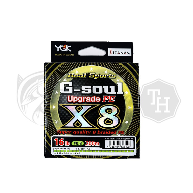 สาย PE YGK G-SOUL UPGRADE X4 PE0.8(14LB) ม้วน 150 เมตร