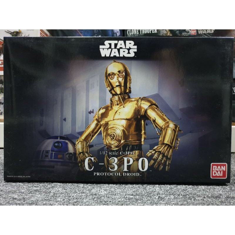 BANDAI STAR WARS 1/12 SCALE C - 3 PO MODEL-KITS