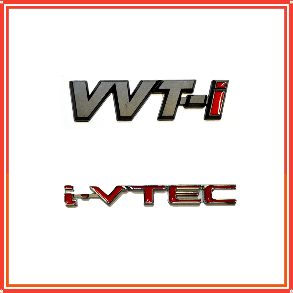 สัญลักษณ์เหล็ก VVTI และ IVTEC