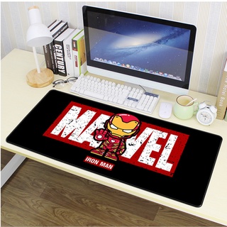 (พร้อมส่ง)แผ่นรองเมาส์และคีย์บอร์ด MARVEL 15 ลาย(30*80*0.3 ซม.)