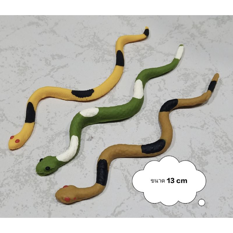 งูปลอม งูของเล่น โมเดลงู ของเล่นเด็ก งูจำลอง เพิ่มทักษะ การเรียนรู้ - รูปที่ 2