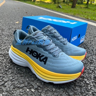 Hoka ONEONE Bondi8 7 รองเท้ากีฬา รองเท้าวิ่ง ระบายอากาศ น้ําหนักเบา สําหรับผู้ชาย ผู้หญิง