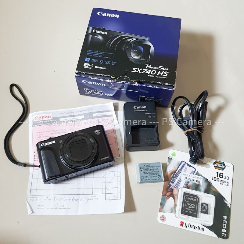 Canon PowerShot SX740 HS ซูมไกลถึงดวงจันทร์ อดีตศูนย์ ครบกล่อง [มือสอง]