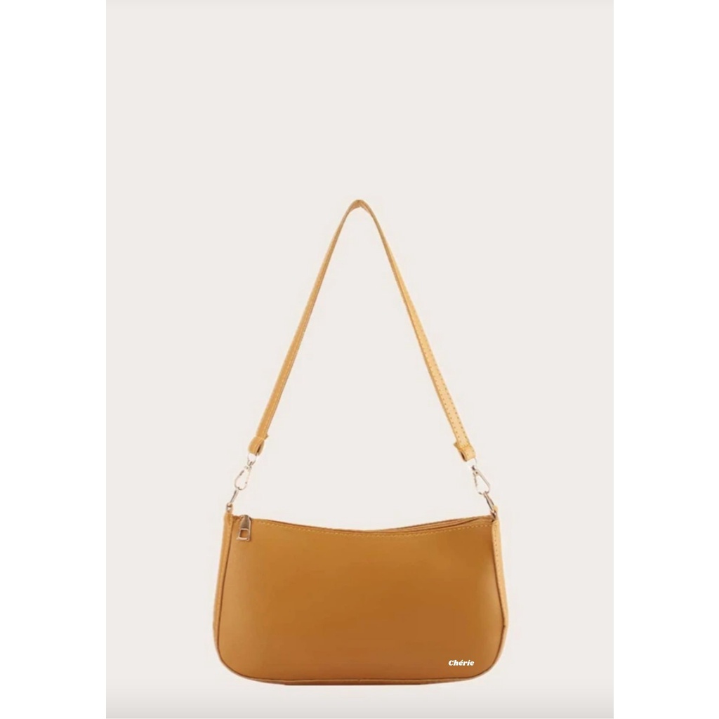 Minimalist Pumpkin Spice Latte Baguette Bag